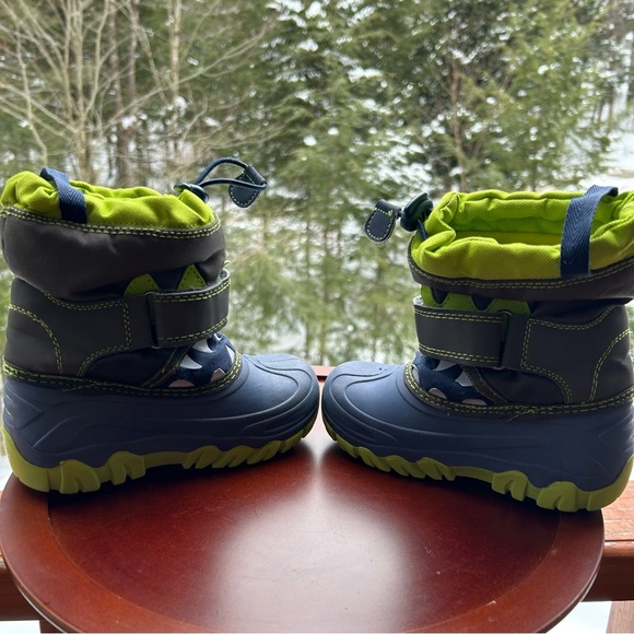 Waterproof Toddler Snow Boots Size 10 | Fleece Lined | Monster Dino Winter Boot - Picture 9 of 10